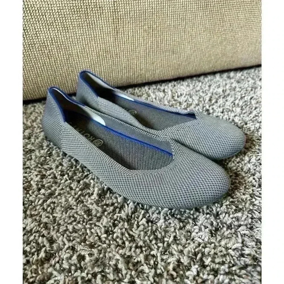 Rothy’s grey round toe the flat flats Size 11 - Picture 8 of 8